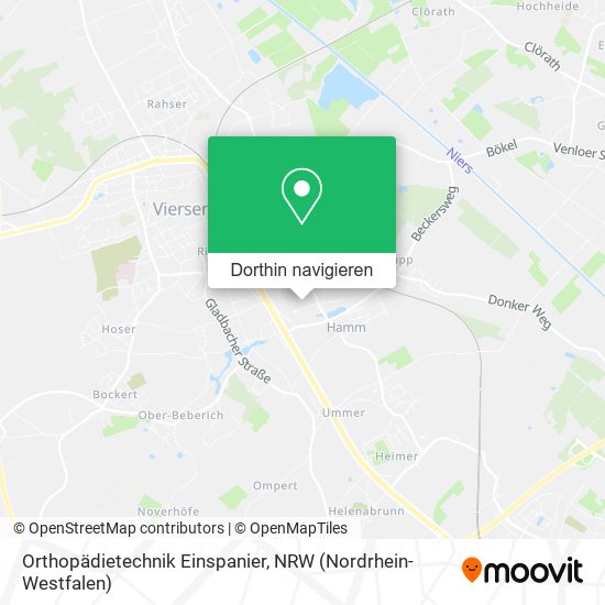 Orthopädietechnik Einspanier Karte