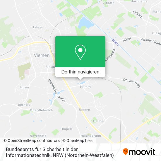 Bundesamts für Sicherheit in der Informationstechnik Karte