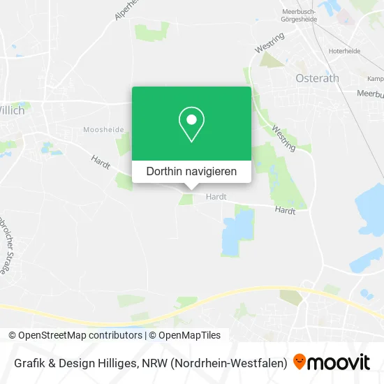 Grafik & Design Hilliges Karte