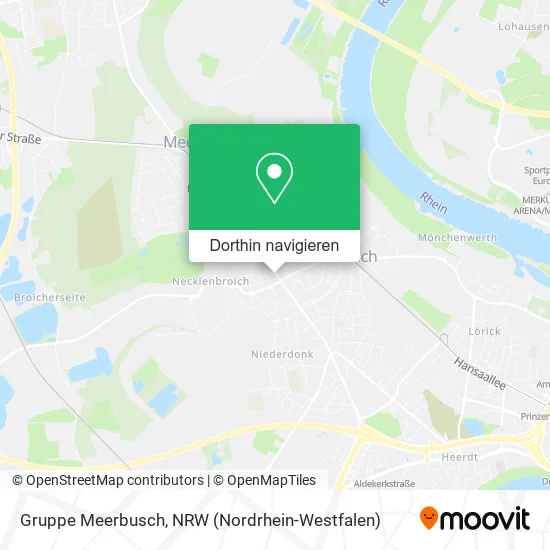 Gruppe Meerbusch Karte