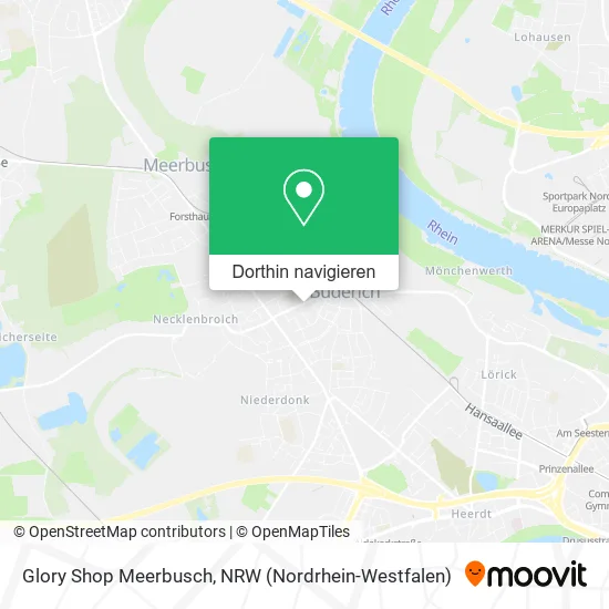 Glory Shop Meerbusch Karte