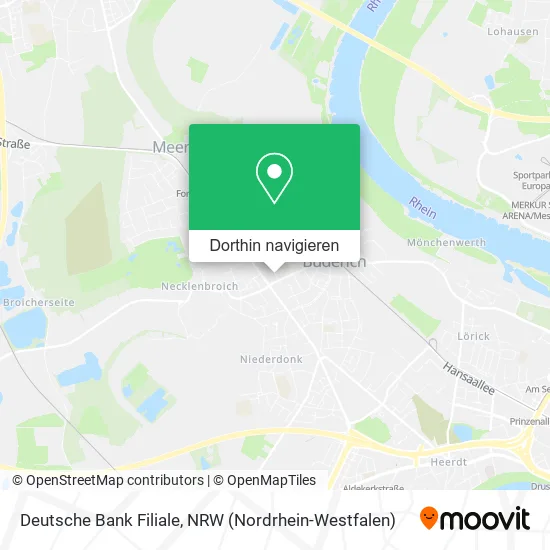 Deutsche Bank Filiale Karte