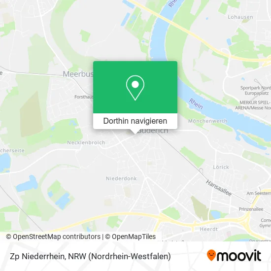 Zp Niederrhein Karte