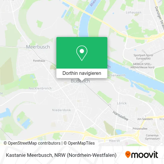 Kastanie Meerbusch Karte