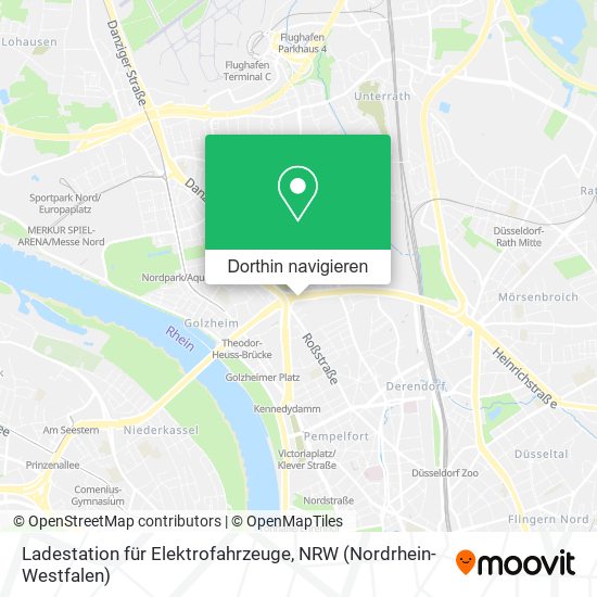 Ladestation für Elektrofahrzeuge Karte