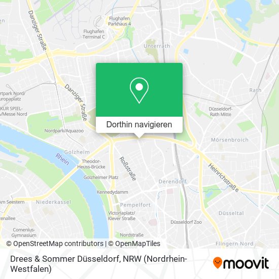 Drees & Sommer Düsseldorf Karte