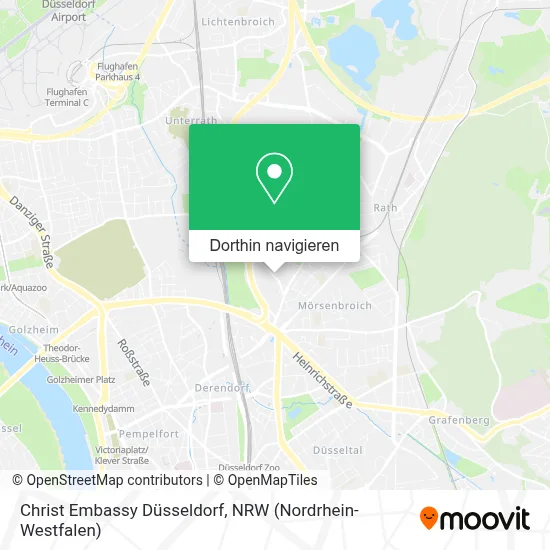 Christ Embassy Düsseldorf Karte