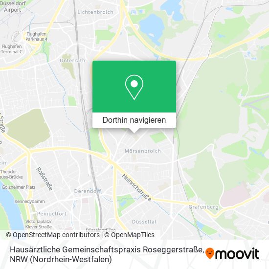 Hausärztliche Gemeinschaftspraxis Roseggerstraße Karte