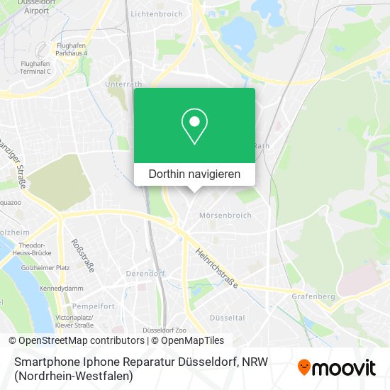 Smartphone Iphone Reparatur Düsseldorf Karte