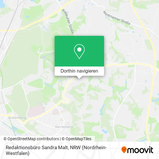 Redaktionsbüro Sandra Malt Karte