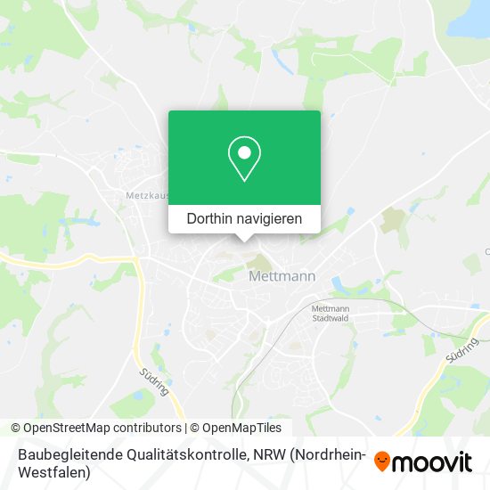 Baubegleitende Qualitätskontrolle Karte