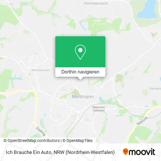 Ich Brauche Ein Auto Karte