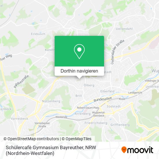 Schülercafè Gymnasium Bayreuther Karte