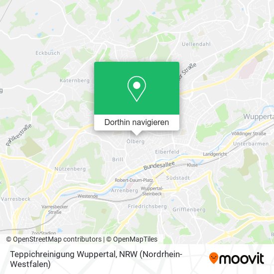 Teppichreinigung Wuppertal Karte
