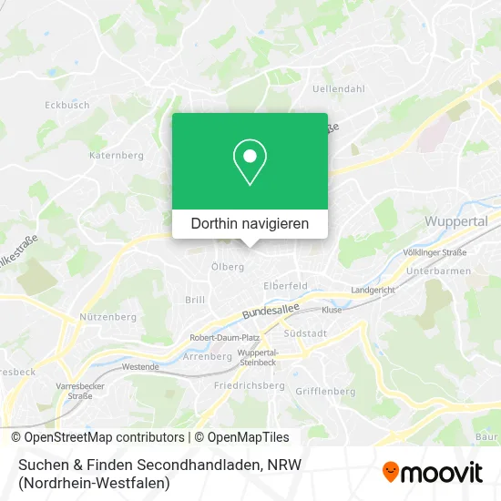 Suchen & Finden Secondhandladen Karte