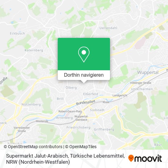 Supermarkt Jalut-Arabisch, Türkische Lebensmittel Karte