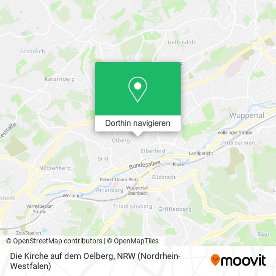 Die Kirche auf dem Oelberg Karte