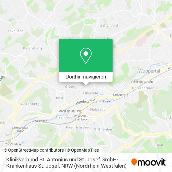 Klinikverbund St. Antonius und St. Josef GmbH-Krankenhaus St. Josef Karte