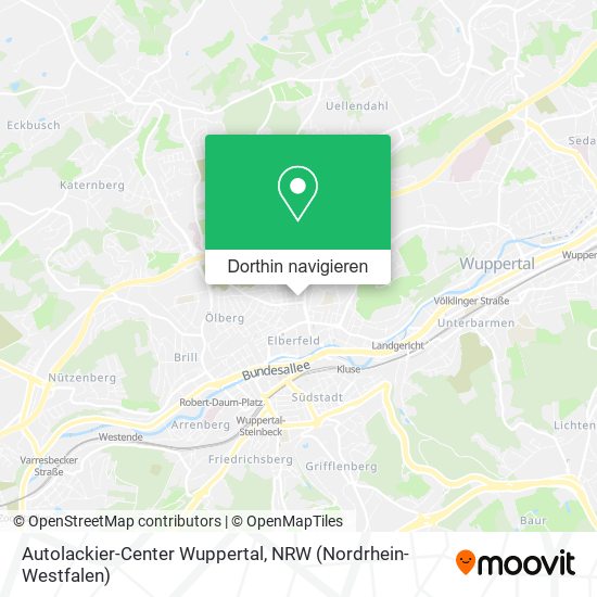 Autolackier-Center Wuppertal Karte