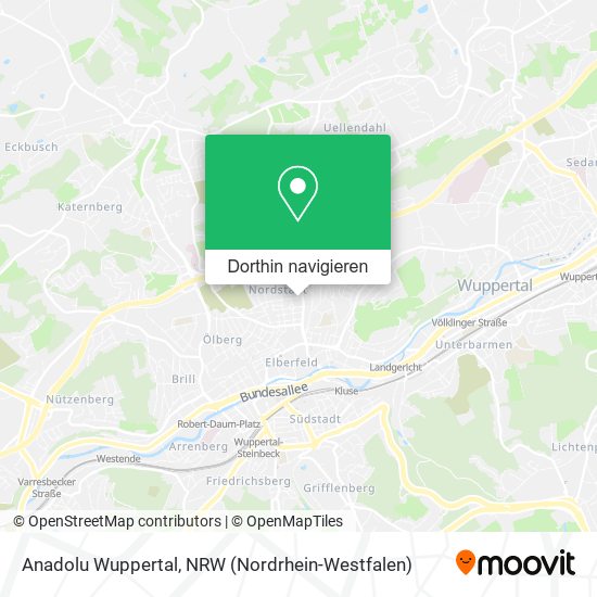 Anadolu Wuppertal Karte