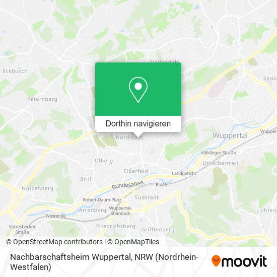 Nachbarschaftsheim Wuppertal Karte