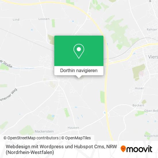 Webdesign mit Wordpress und Hubspot Cms Karte