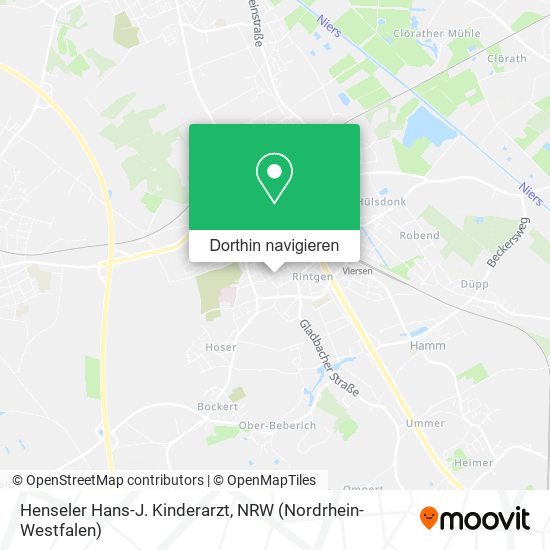 Henseler Hans-J. Kinderarzt Karte