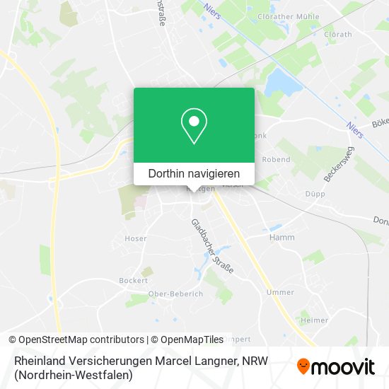Rheinland Versicherungen Marcel Langner Karte