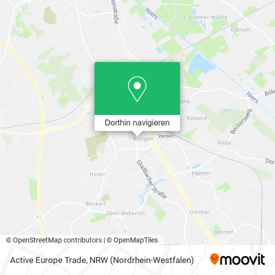 Active Europe Trade Karte