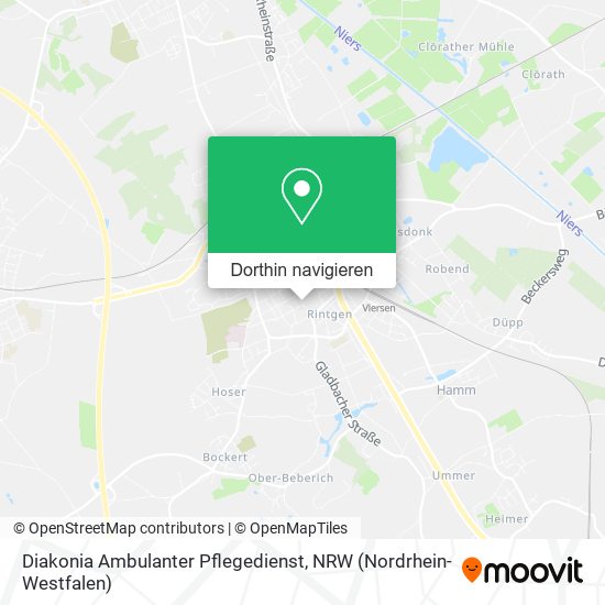 Diakonia Ambulanter Pflegedienst Karte