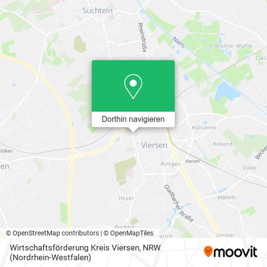 Wirtschaftsförderung Kreis Viersen Karte