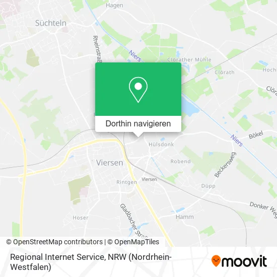 Regional Internet Service Karte