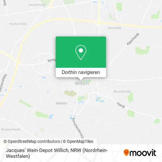 Jacques' Wein-Depot Willich Karte