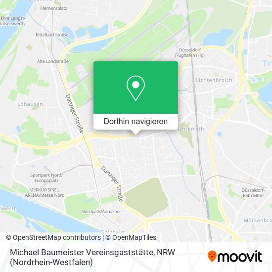 Michael Baumeister Vereinsgaststätte Karte