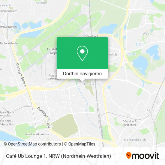 Café Ub Lounge 1 Karte