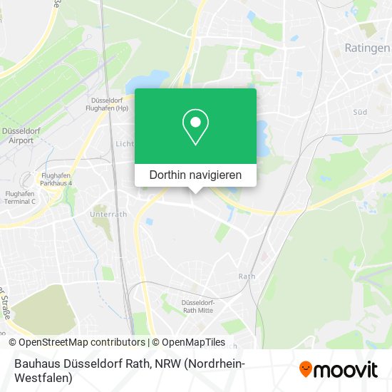 Bauhaus Düsseldorf Rath Karte