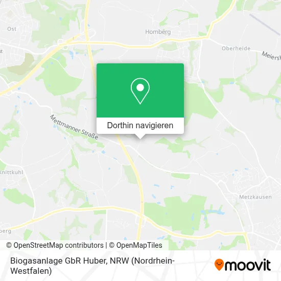 Biogasanlage GbR Huber Karte