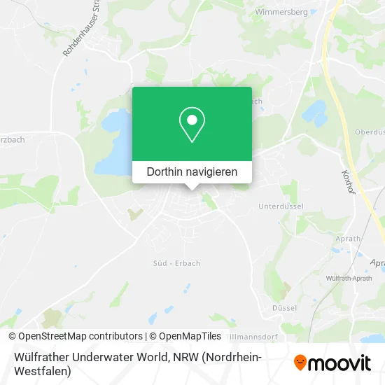 Wülfrather Underwater World Karte