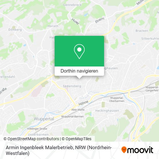 Armin Ingenbleek Malerbetrieb Karte