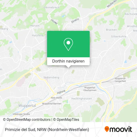 Primizie del Sud Karte