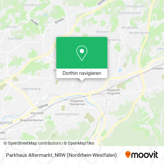 Parkhaus Altermarkt Karte