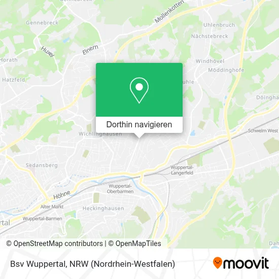 Bsv Wuppertal Karte