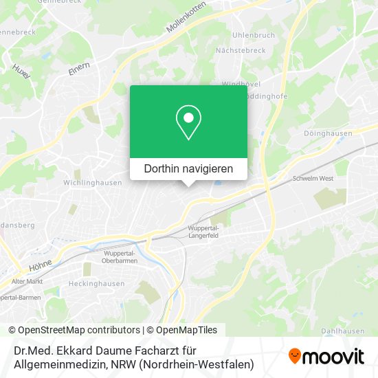 Dr.Med. Ekkard Daume Facharzt für Allgemeinmedizin Karte