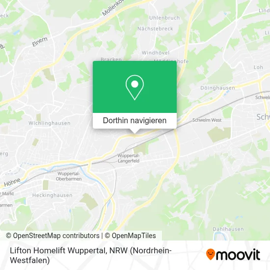 Lifton Homelift Wuppertal Karte