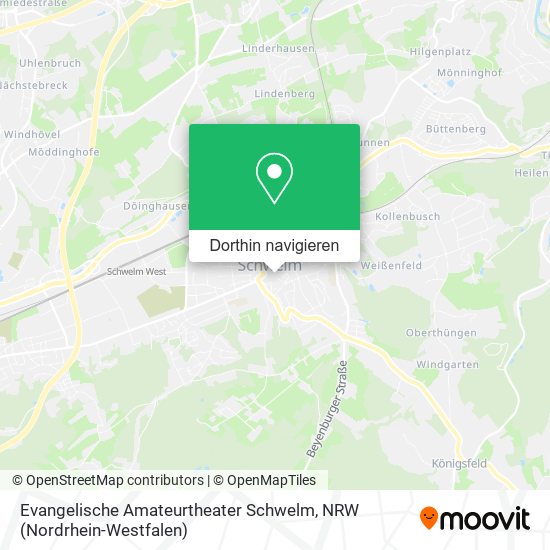 Evangelische Amateurtheater Schwelm Karte