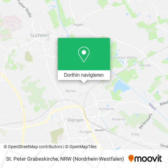 St. Peter Grabeskirche Karte