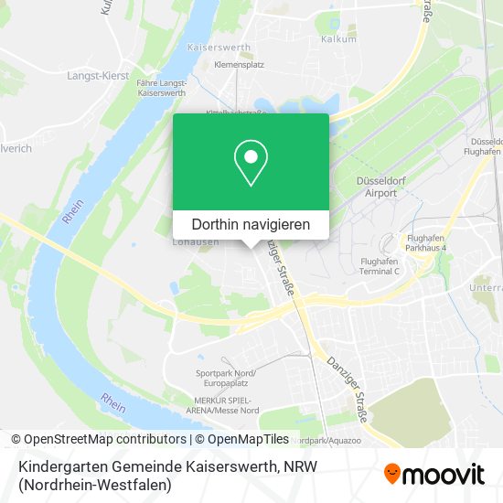 Kindergarten Gemeinde Kaiserswerth Karte