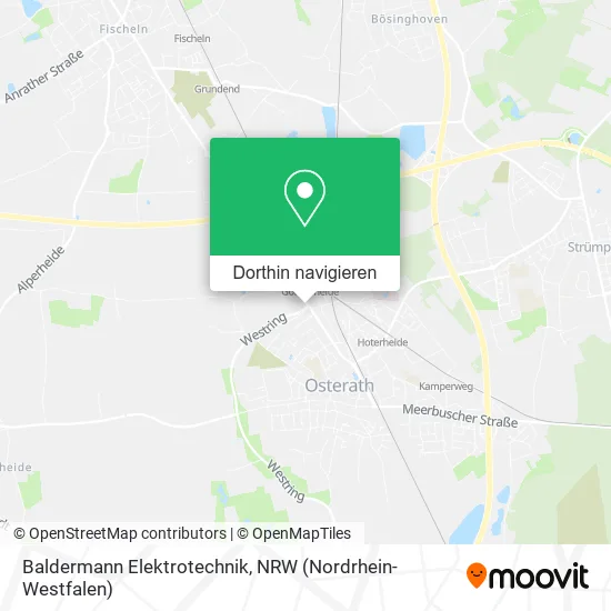 Baldermann Elektrotechnik Karte