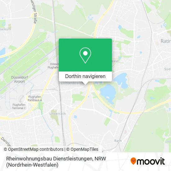 Rheinwohnungsbau Dienstleistungen Karte