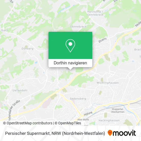 Persischer Supermarkt Karte